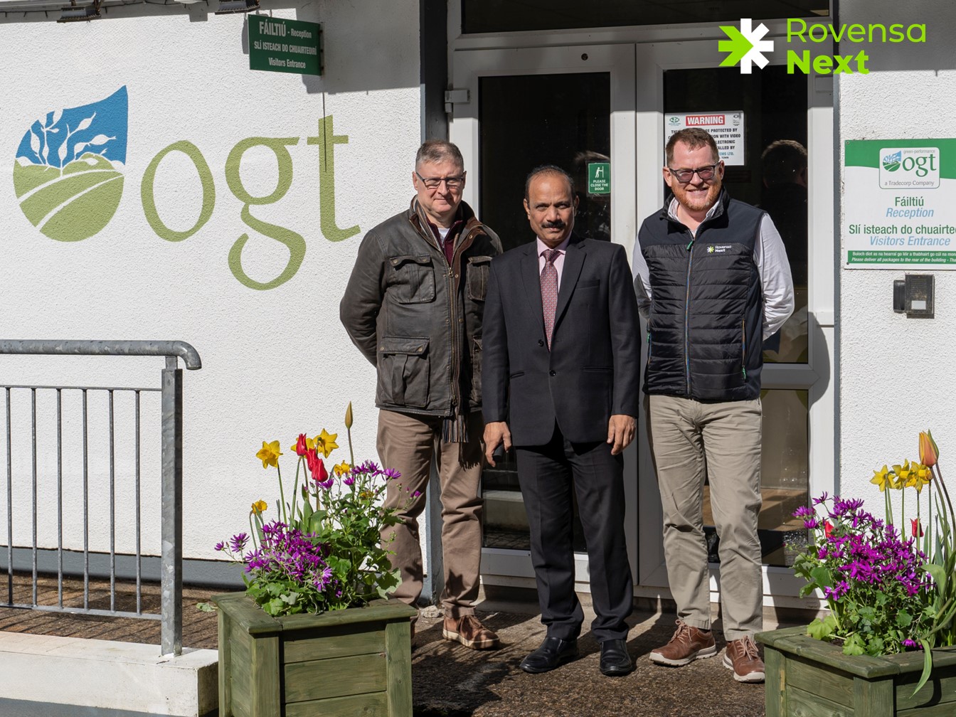 ICFO Chairman Visits Rovensa Next Factory at Ireland